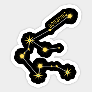 Aquarius is my sign! Sticker